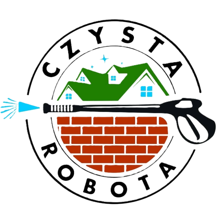 Czysta robota mycie ciśnienowe kostki brukowej, elewacji w Łodzi logo