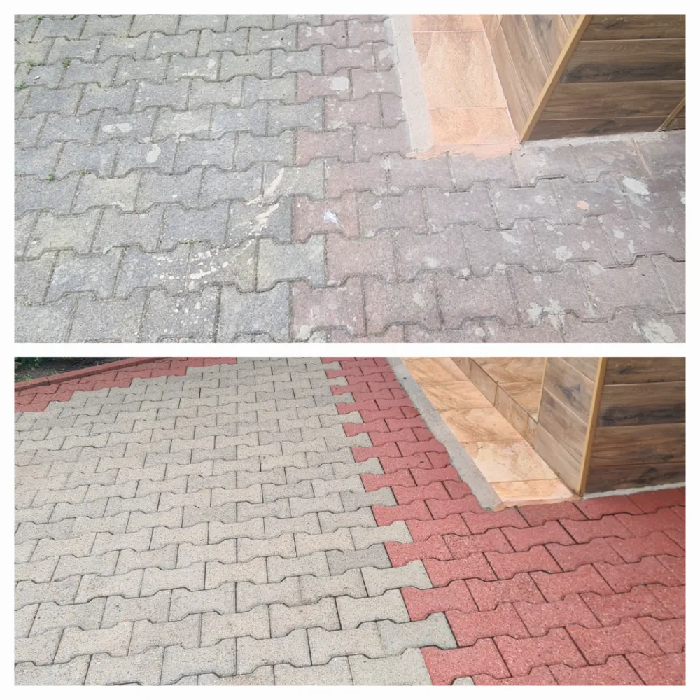 czyszczenie kostki brukowej przez firmę Czysta Robota (3)